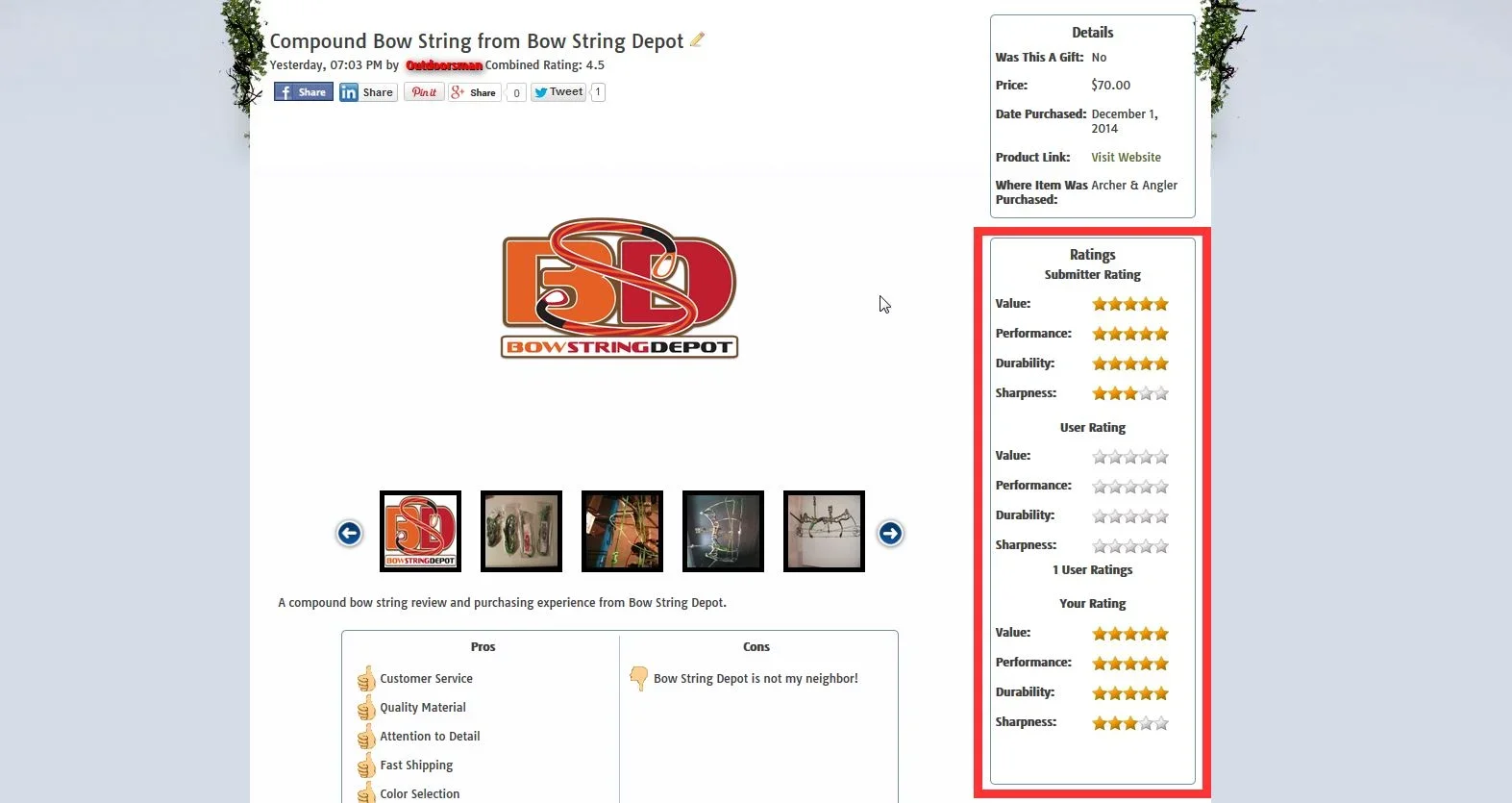 Viewing Review Compound Bow String from Bow String Depot - Archer & Angler - Mo_2014-12-23_09...webp